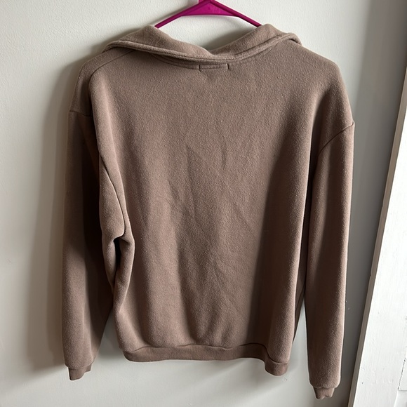 Brown Quarterzip Sweatshirt - Picture 4 of 4